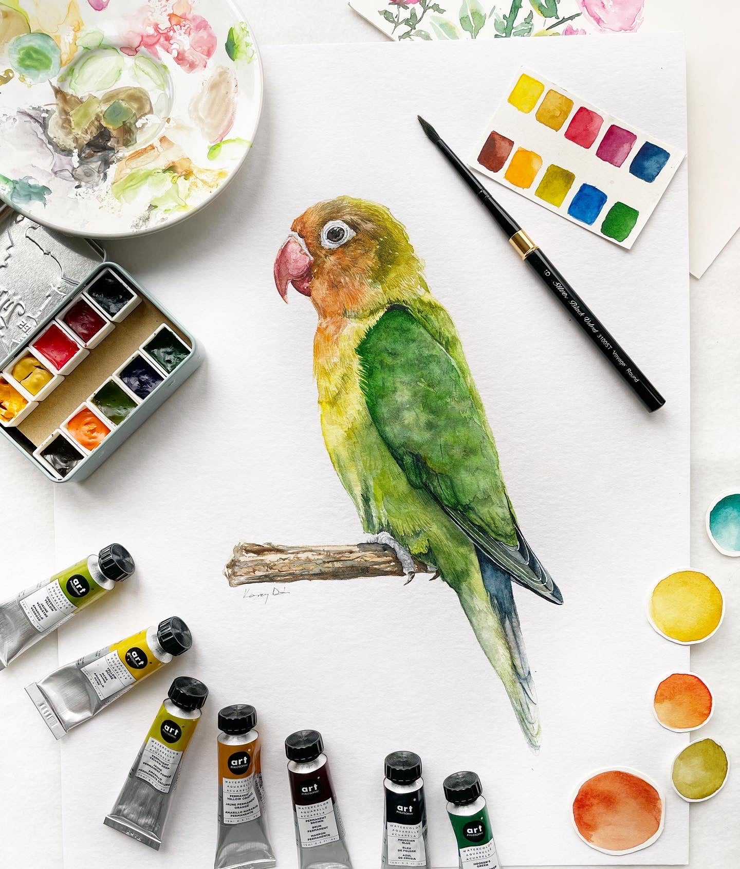 Rózsásfejű papagáj