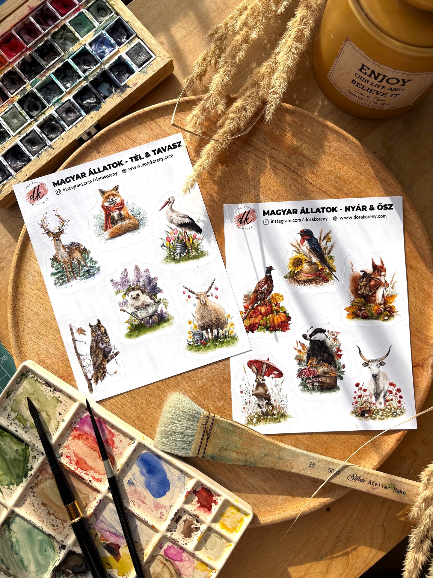 Magyar Állatok Matricaív