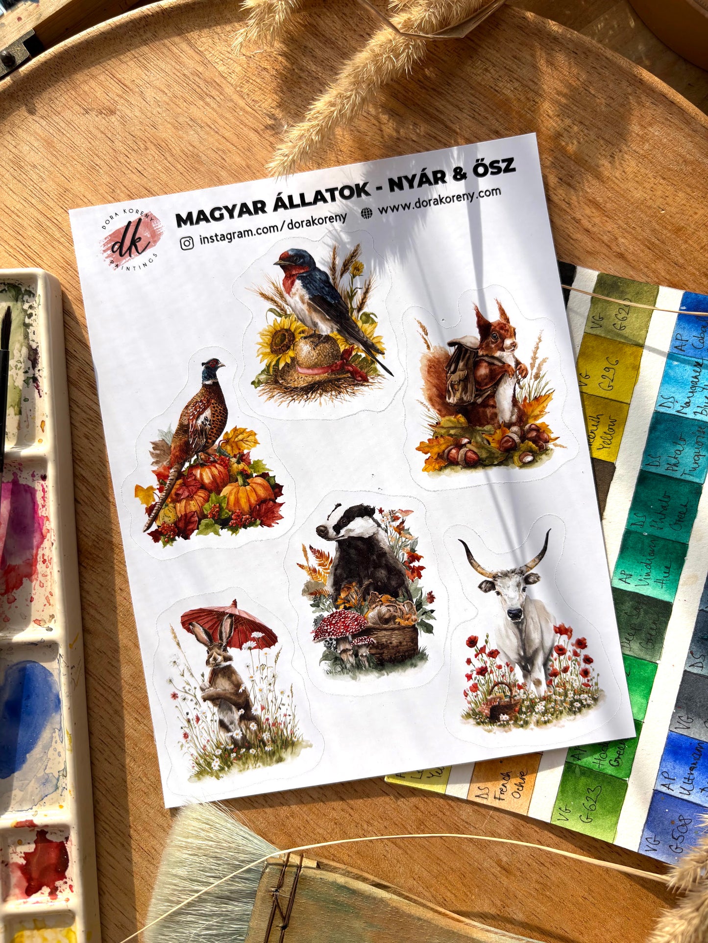 Magyar Állatok Matricaív