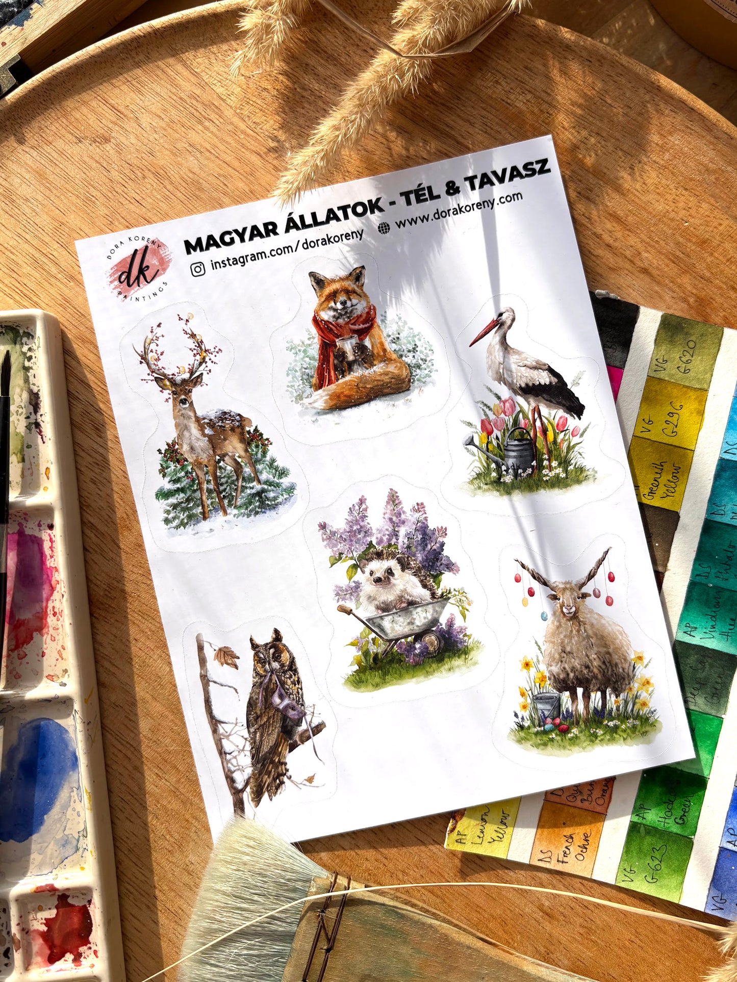 Magyar Állatok Matricaív