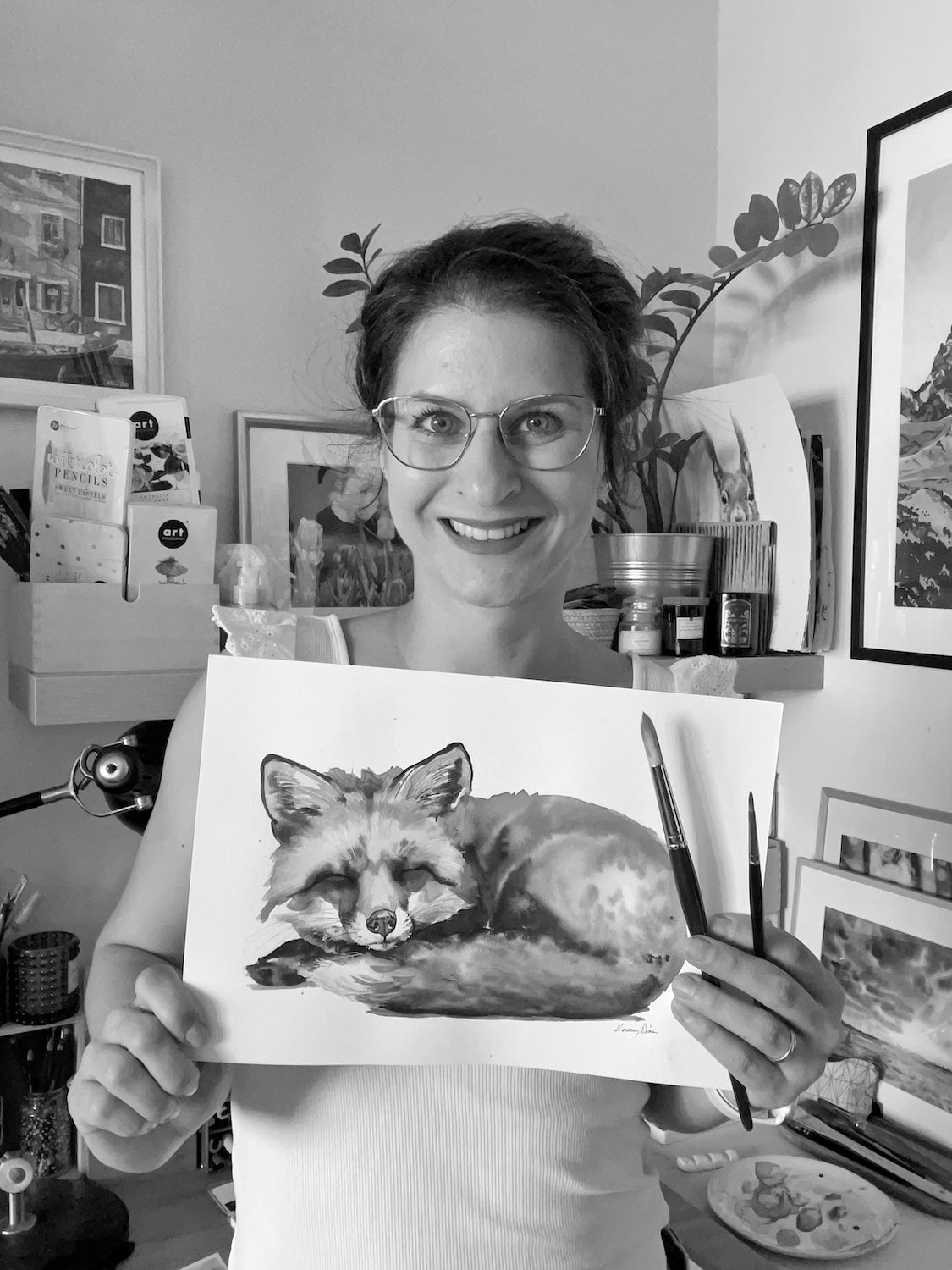 Akvarell Workshop - Alvó Róka Festés - szeptember 26. (szombat)