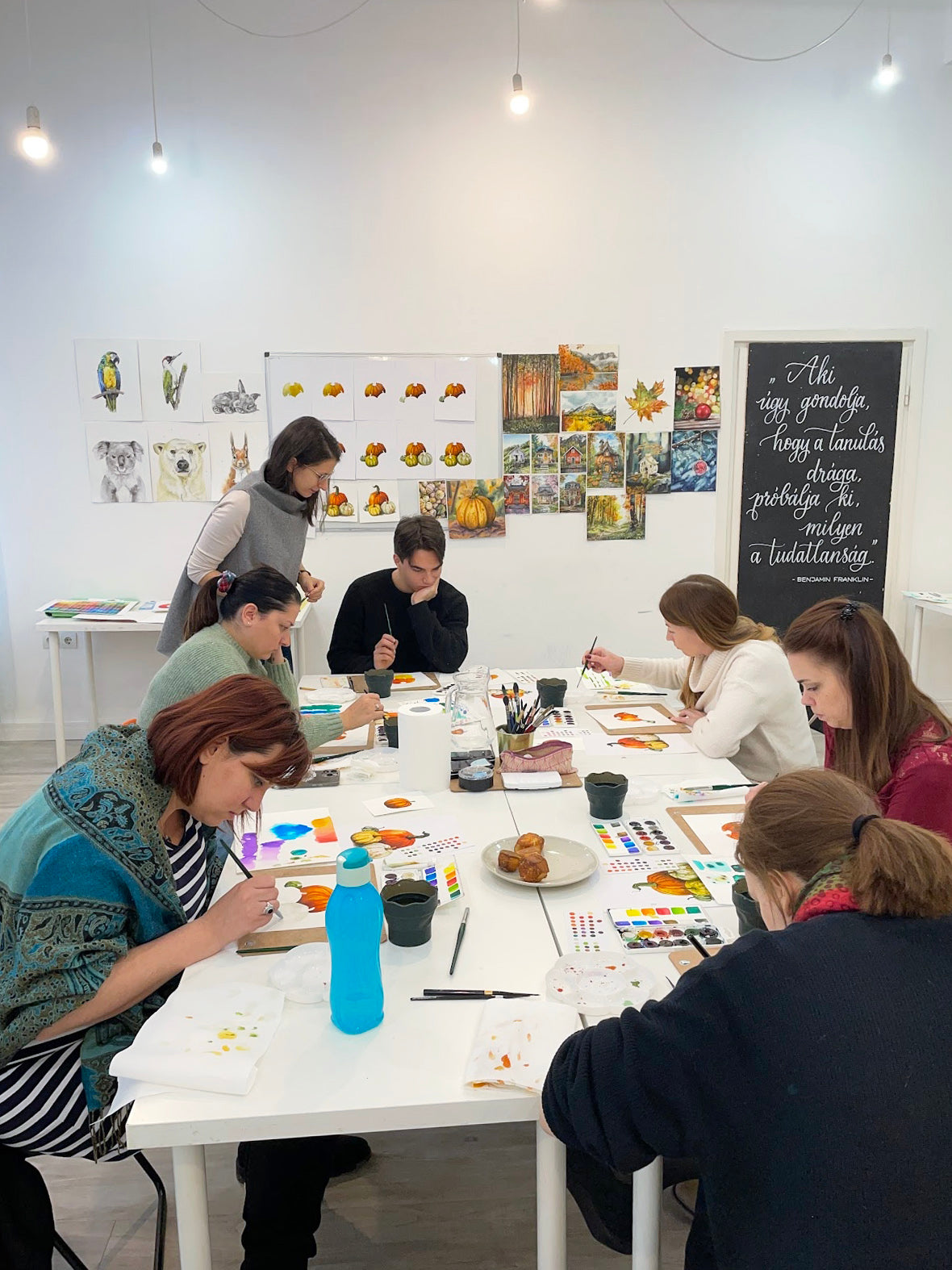 Akvarell Workshop - Karácsonyi hangulat - december 6. (szombat)