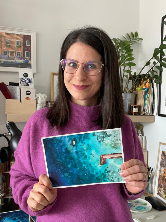 Akvarell Workshop - Közös Tenger Festés - Május 30. (szombat)