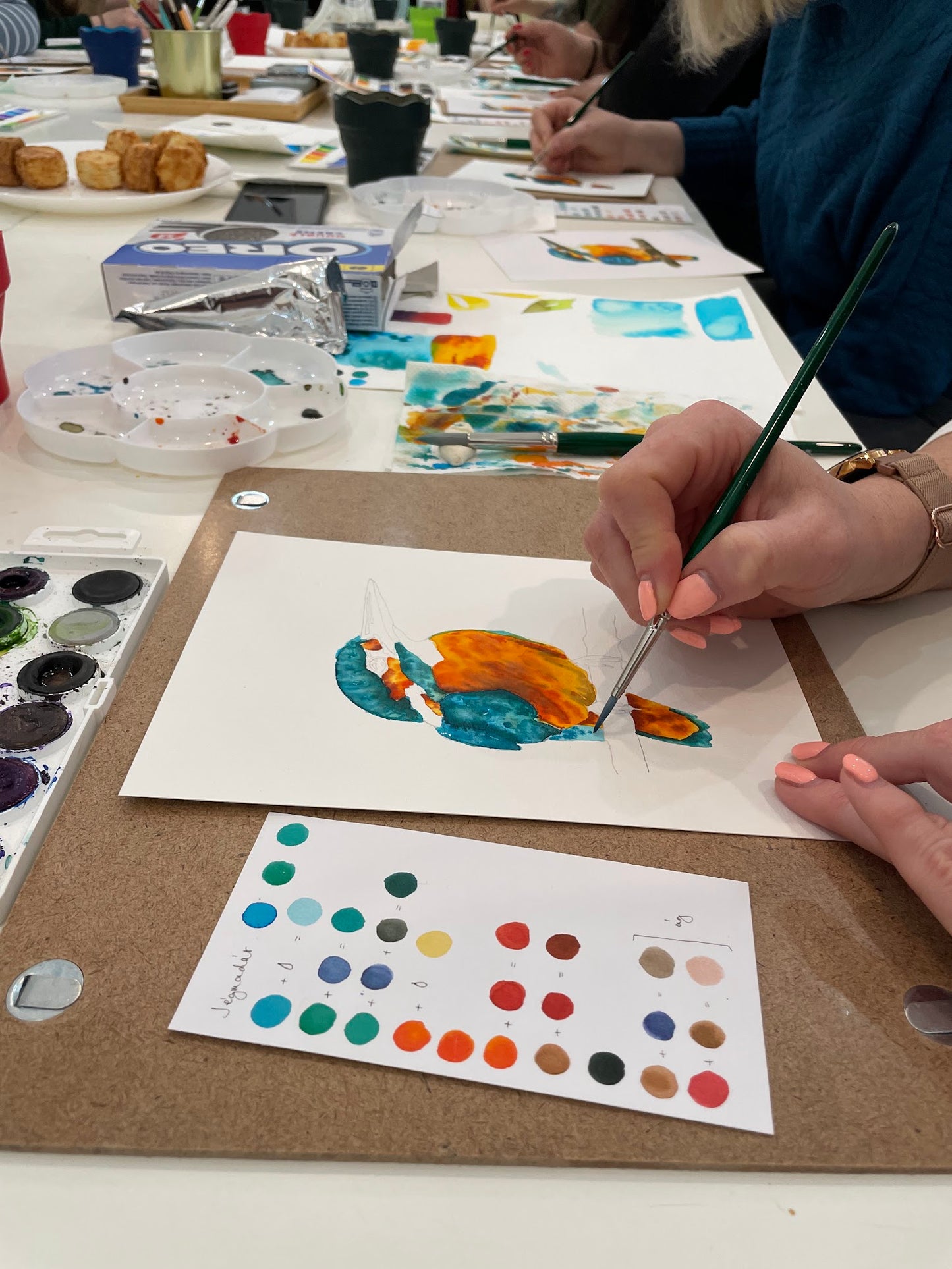 Akvarell Workshop - Jégmadár Festés - Február 28. (szombat)