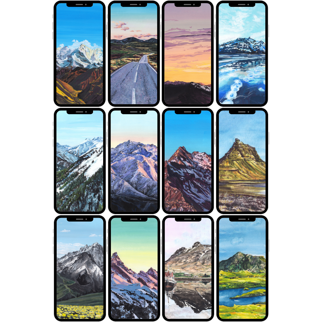Hegyek - Telefon háttérképek // Mountains - Phone Wallpapers