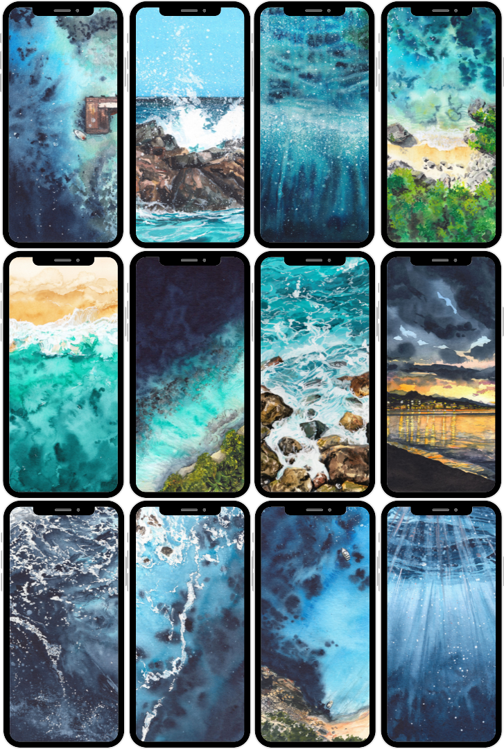 Tengerek - Telefon háttérképek // Seascapes - Phone Wallpapers