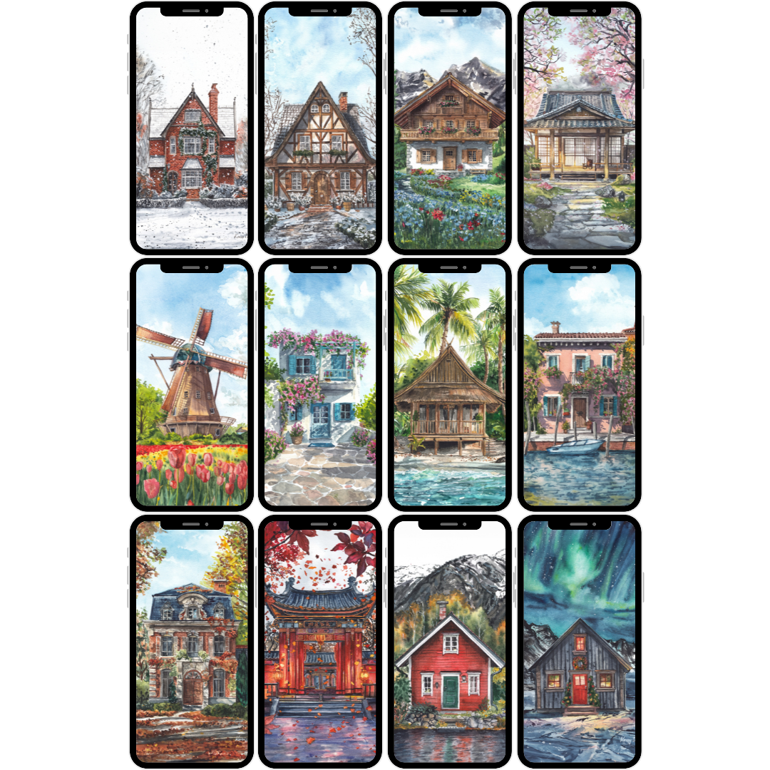 Cabins - Phone Wallpapers