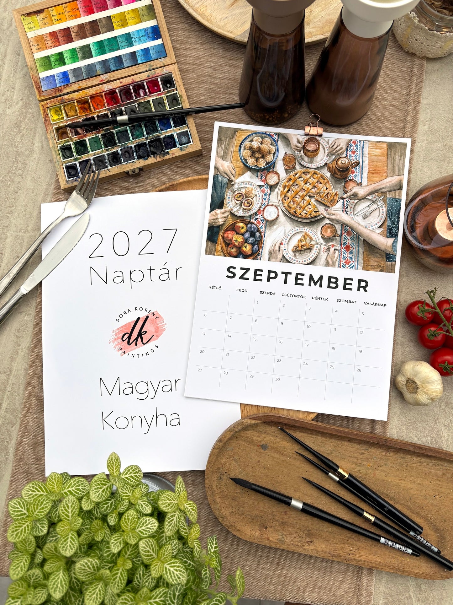 2027 Calendar - Hungarian Cuisine