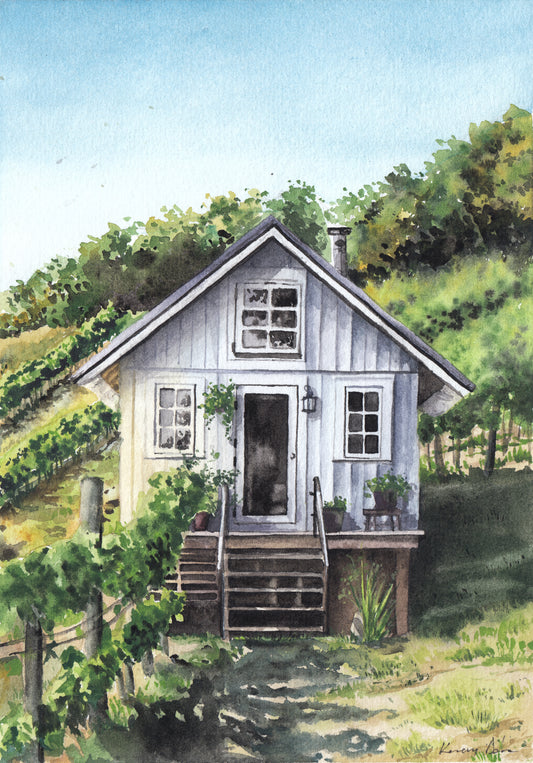 Ház a szőlőben (szeptember) // Vineyard house (September)