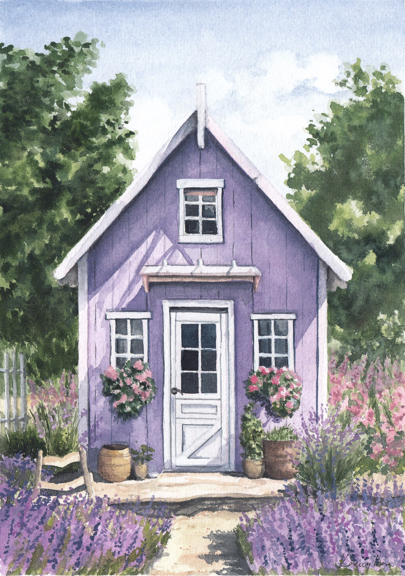 Levendula ház (június) // Lavender house (June)