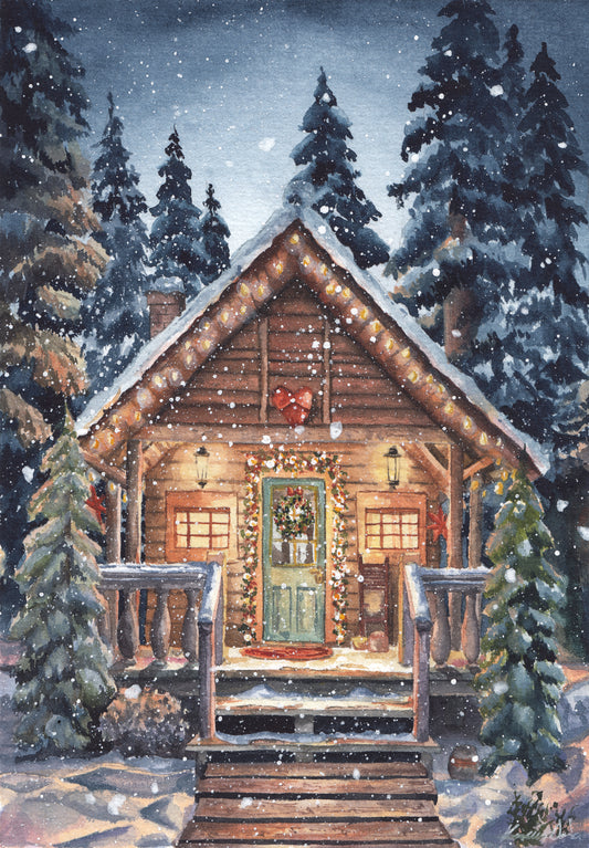 Karácsonyi kunyhó (december) // Christmas Cabin (December)
