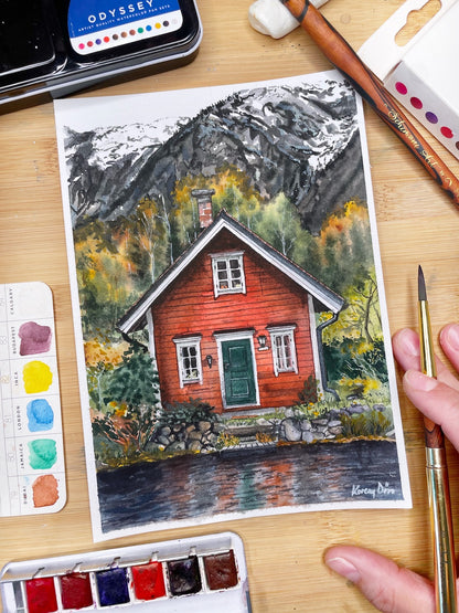 Norvég Ház // Norwegian Cabin