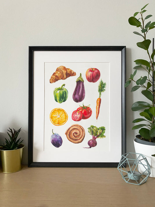 Étel kollekció nyomat