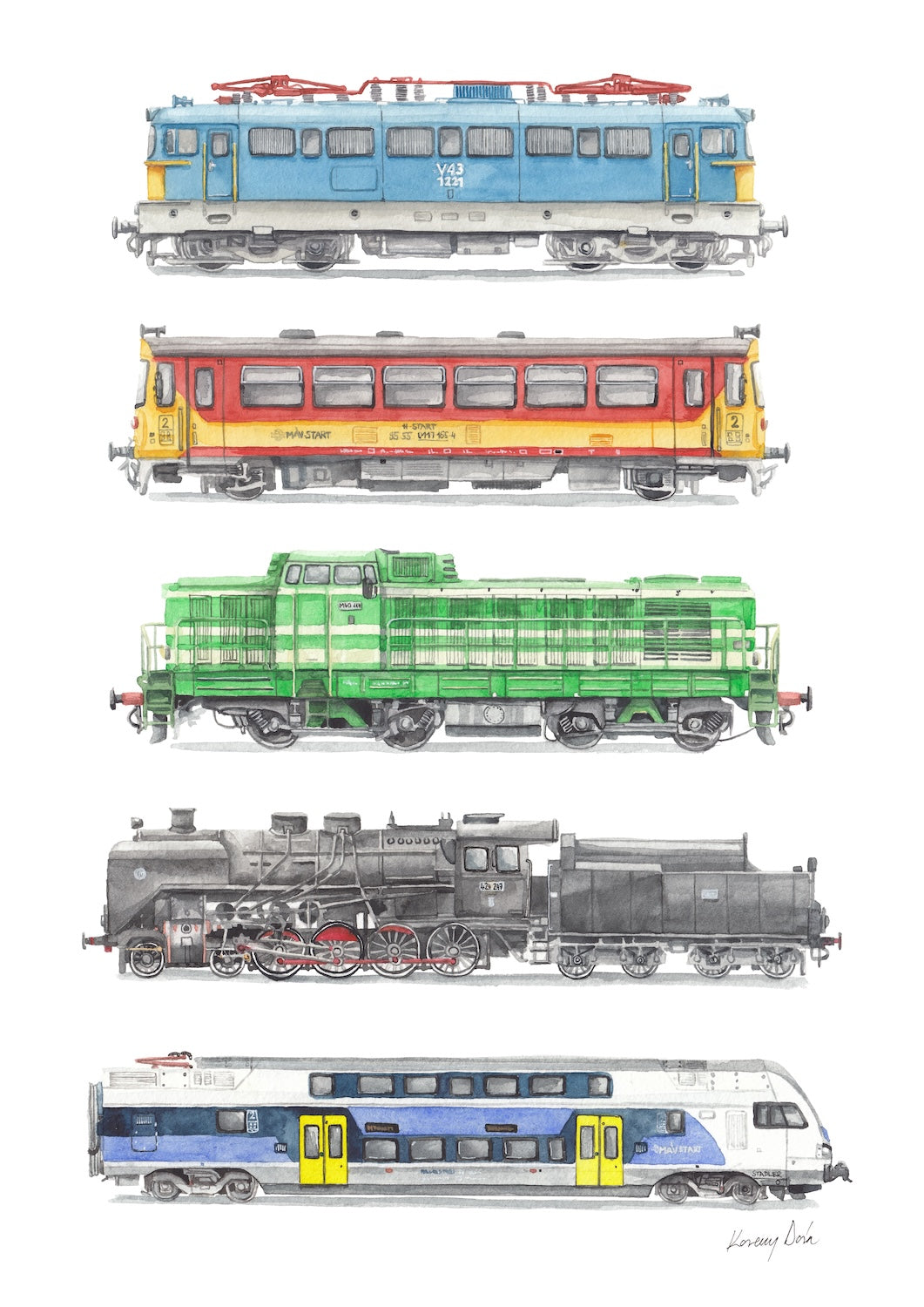 Hungarian Trains