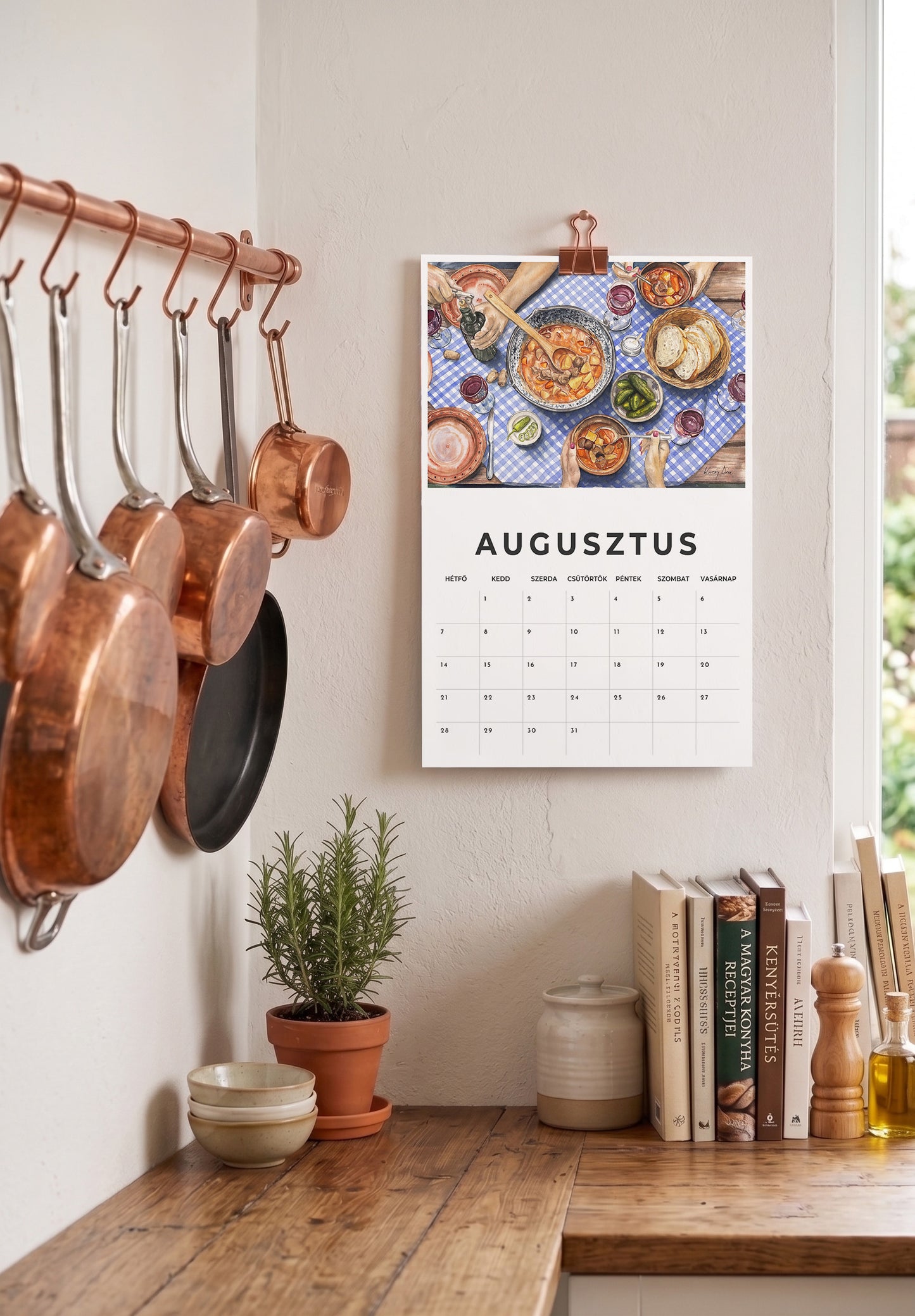 2027 Calendar - Traditional Hungarian Dishes