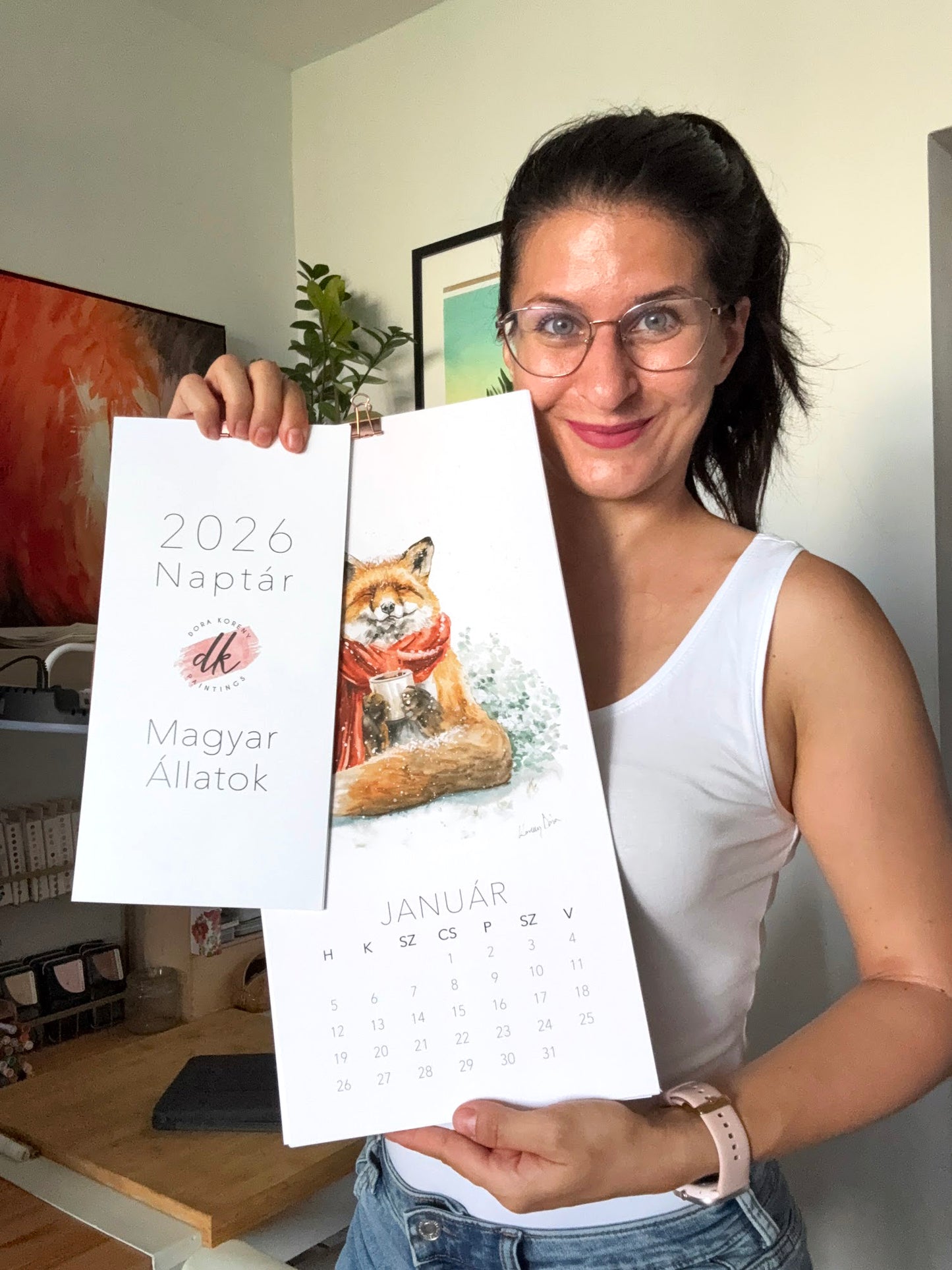 2026 Naptár - Magyar Állatok