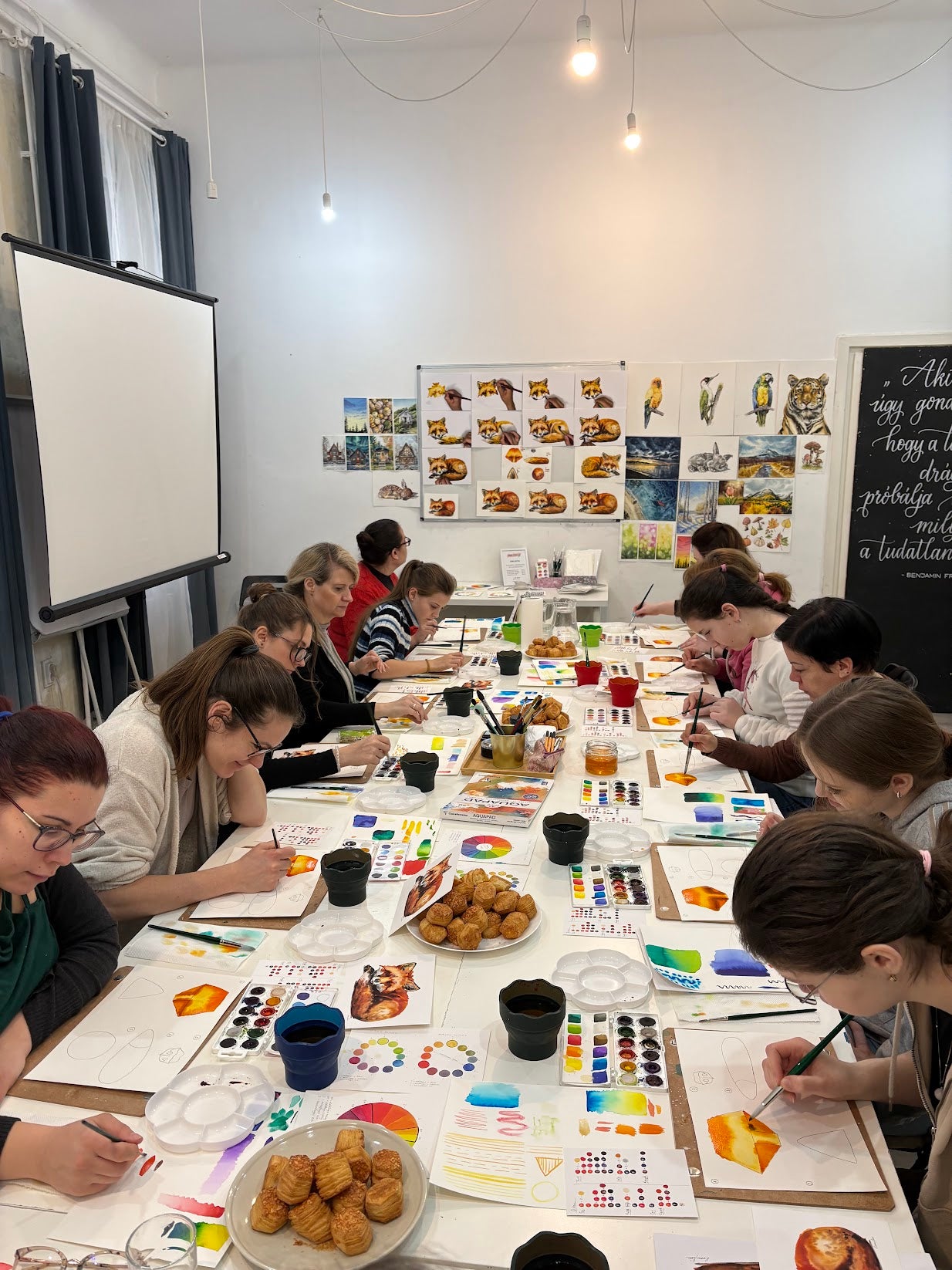 Esti Akvarell Workshop - Naplemente festés - Szeptember 30. (szerda)