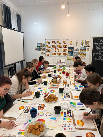Esti Akvarell Workshop - Naplemente festés - Szeptember 30. (szerda)
