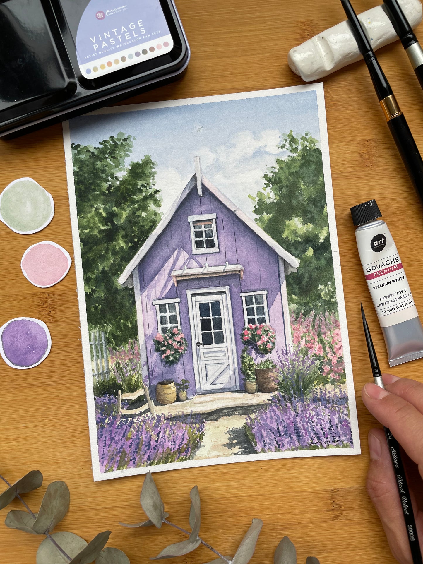 Levendula ház (június) // Lavender house (June)