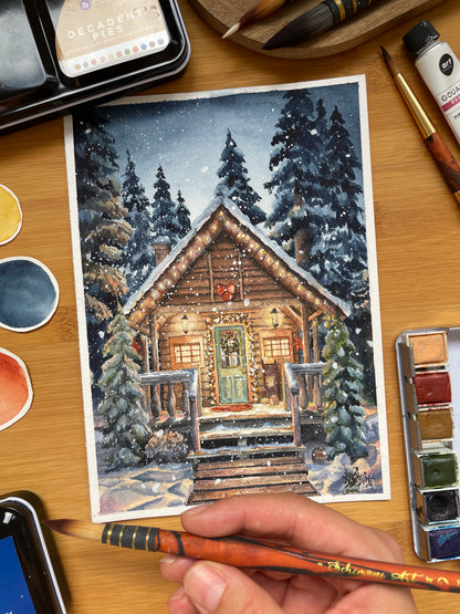 Karácsonyi kunyhó (december) // Christmas Cabin (December)