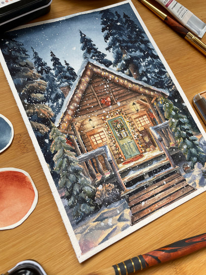 Karácsonyi kunyhó (december) // Christmas Cabin (December)